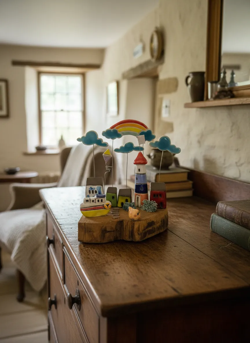 Miniature Ceramic Town